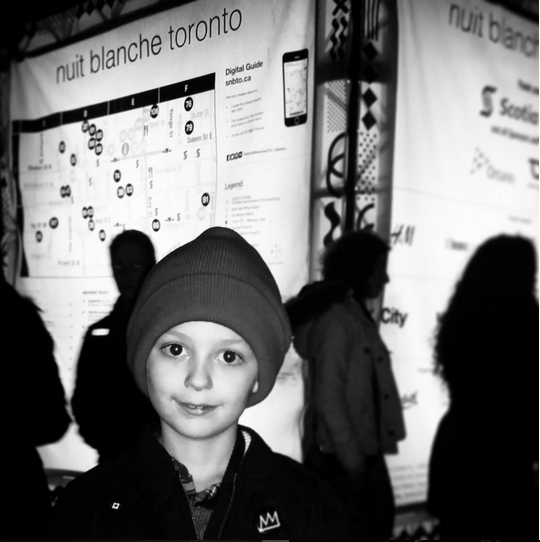 melissadavis's tweet photo. Stayed up WAY past our bedtimes for #snbTO @sbnuitblancheTO 
#art #snbTOblogTO #contemporaryart #snb15 #nuitblancheto http://t.co/ghDTDkPiNj