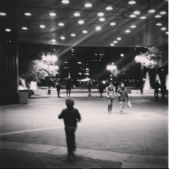 melissadavis's tweet photo. Stayed up WAY past our bedtimes for #snbTO @sbnuitblancheTO 
#art #snbTOblogTO #contemporaryart #snb15 #nuitblancheto http://t.co/ghDTDkPiNj