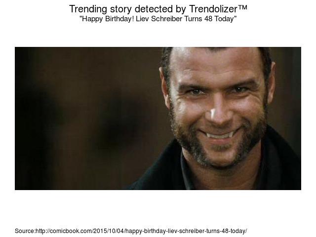 Happy Birthday! Liev Schreiber Turns 48 Today  