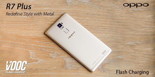 OPPOIndia's tweet photo. While others claim to be fast, we are proven to be the fastest. With #VOOC #R7Plus #RedefineStyleWithMetal http://t.co/duttNCwFrj