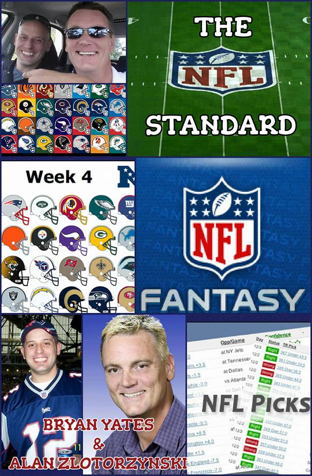 zlotsports's tweet photo. jOIN @zlotsports &amp;  @FSWYates on @FantasySportsWH 4 @NFLstandard1 at 9:30 a.m. week 4 prev. http://t.co/KLEm0HqJRh http://t.co/CB5HafcIn2