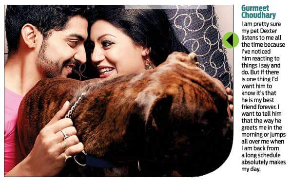 <a href="/gurruchoudhary/">GURMEET CHOUDHARY</a> talkinng about <a href="/superstardexter/">Dexter</a> baby is surely cutest thing. The way Champ welcomes u is so adorable