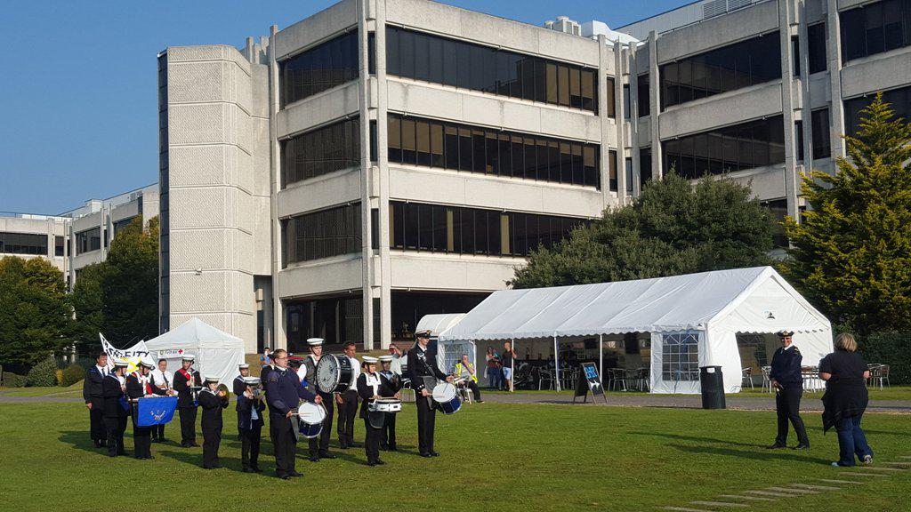PortsDragonBoat's tweet photo. @1NTC #tstenacity marching band another fantastic performance opening our festival today #dbf2015 http://t.co/ku4FJx5T0b
