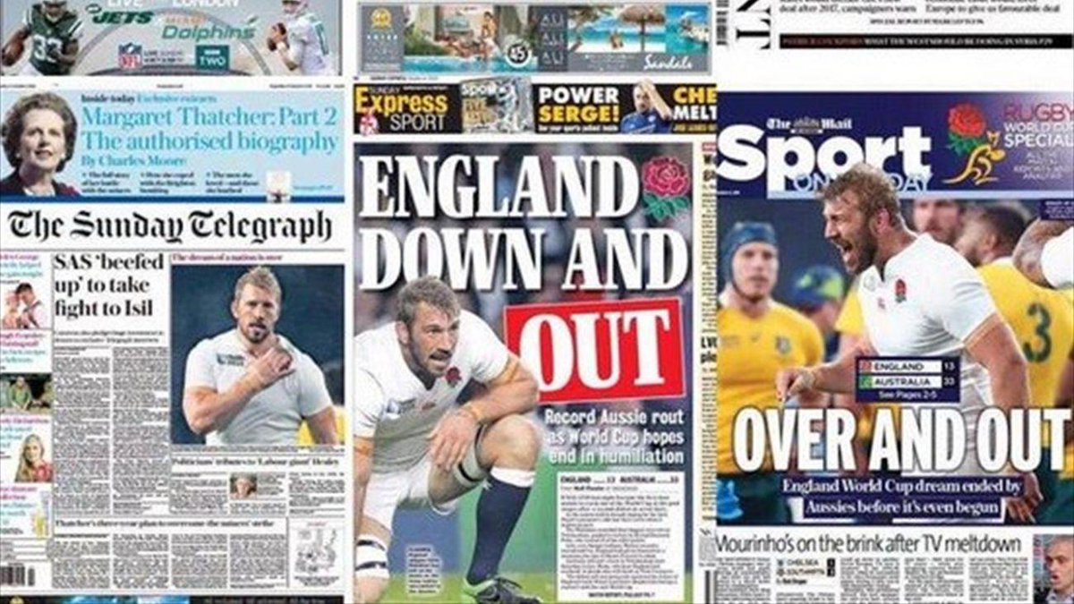 La presse britannique décrète "la fin du monde"
bit.ly/1L7aNwy