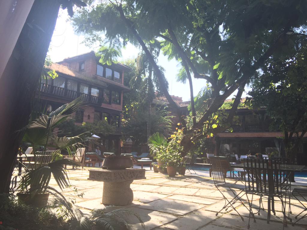 JillEditorTVIP's tweet photo. One of the most tranquil hotels I've ever stayed in @Dwarikas_Hotel #kathmandu #Nepal http://t.co/tahri1IRAB