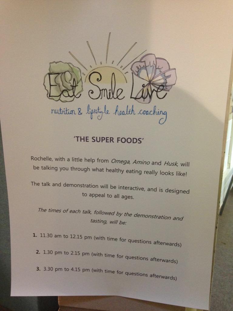 H4ALeic's tweet photo. Come along to the free workshops run by @EatSmileLive throughout the day #HFAFest2015 http://t.co/2dYMpDdvT7