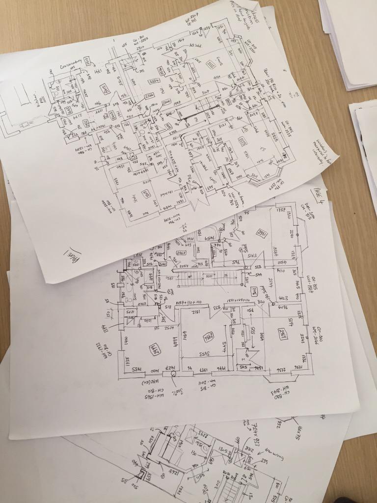 3dlook's tweet photo. Working on a Sunday, got a big survey to finish drawing up #survey #architecture #architectplans #drawing http://t.co/gbdLDO1E6K