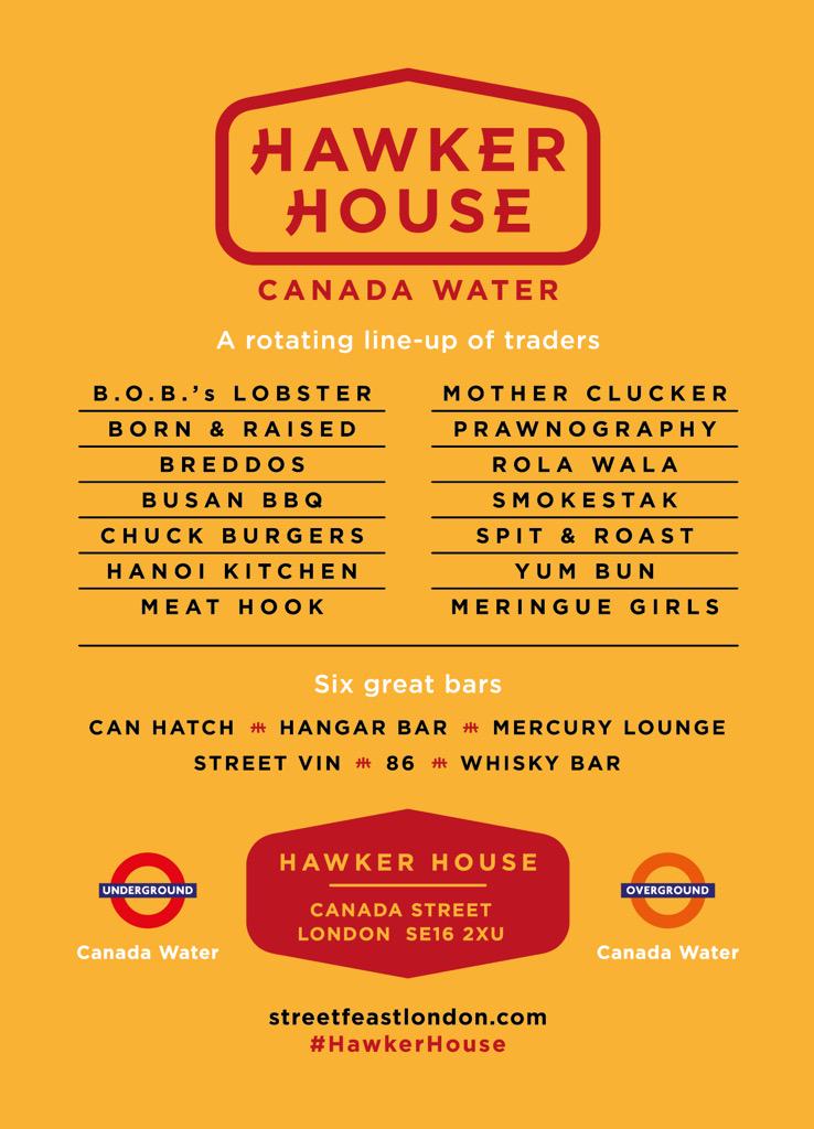 BigEater's tweet photo. We are bringing the BIGGEST and BEST ever #HawkerHouse to Canada Water. OPENS Fr/Sa 30/31 Oct for SEVEN weekends. http://t.co/2IsSkFPeJg