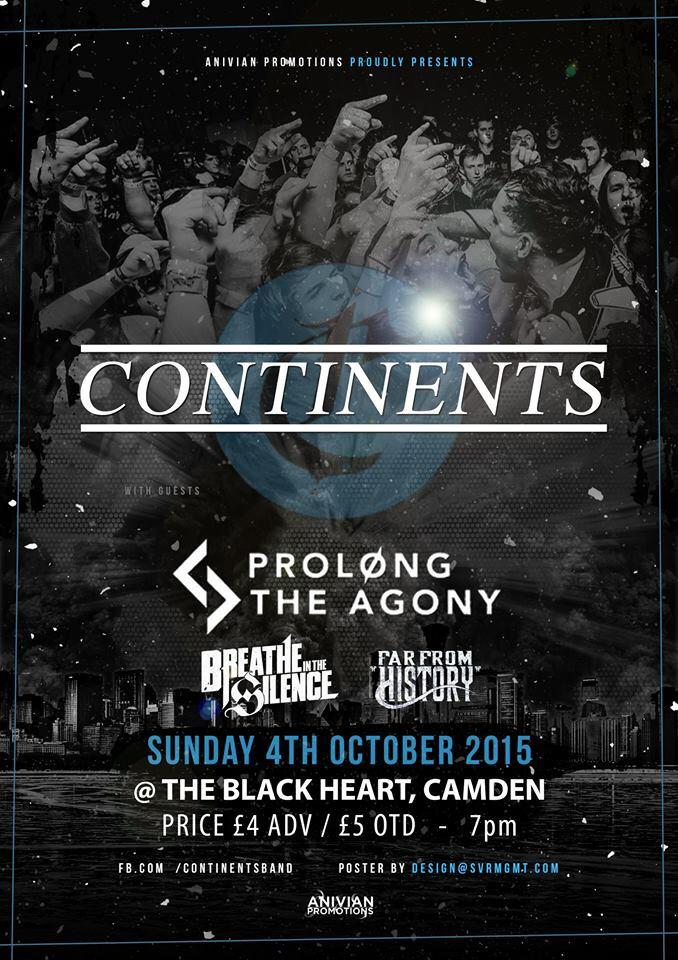 This evening @continentsband will be crushing the <a href="/Theblack_heart/">The Black Heart</a>, doors are at 7PM. £4 ADV £5 OTD.