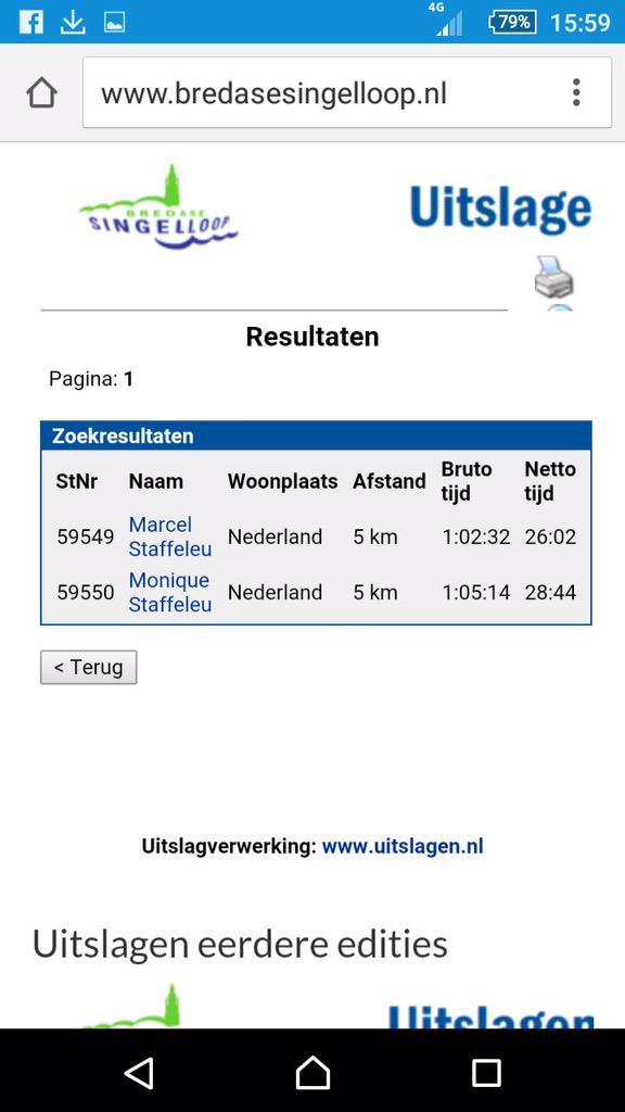 destafkes's tweet photo. Heerlijk gelopen, mooie tijden neer gezet. http://t.co/CDrSDmAdSt