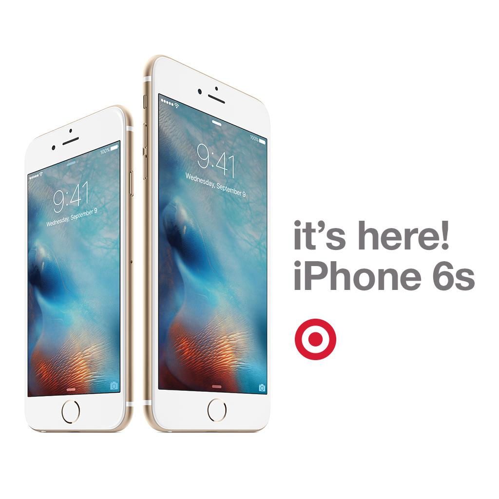 Target's tweet photo. Get $200 towards the new iPhone 6s or iPhone 6s Plus when you trade up an iPhone 5 or newer. http://t.co/NDldeMI7HC http://t.co/3ExNSaeWYw