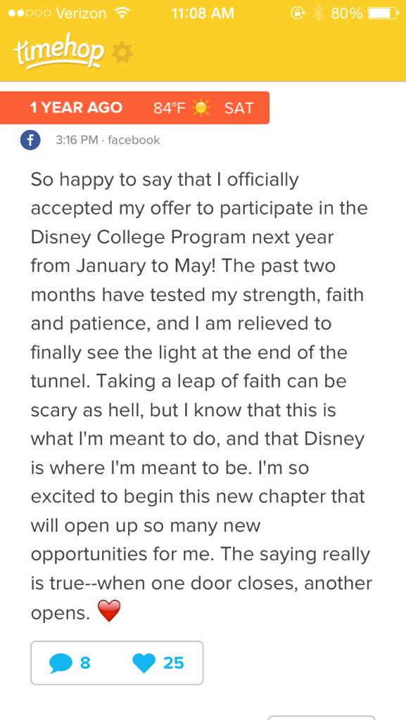 mustbe_themonet's tweet photo. Best decision I ever made. #DisneyCP #dcpspring2015 http://t.co/xrwKDgr9It