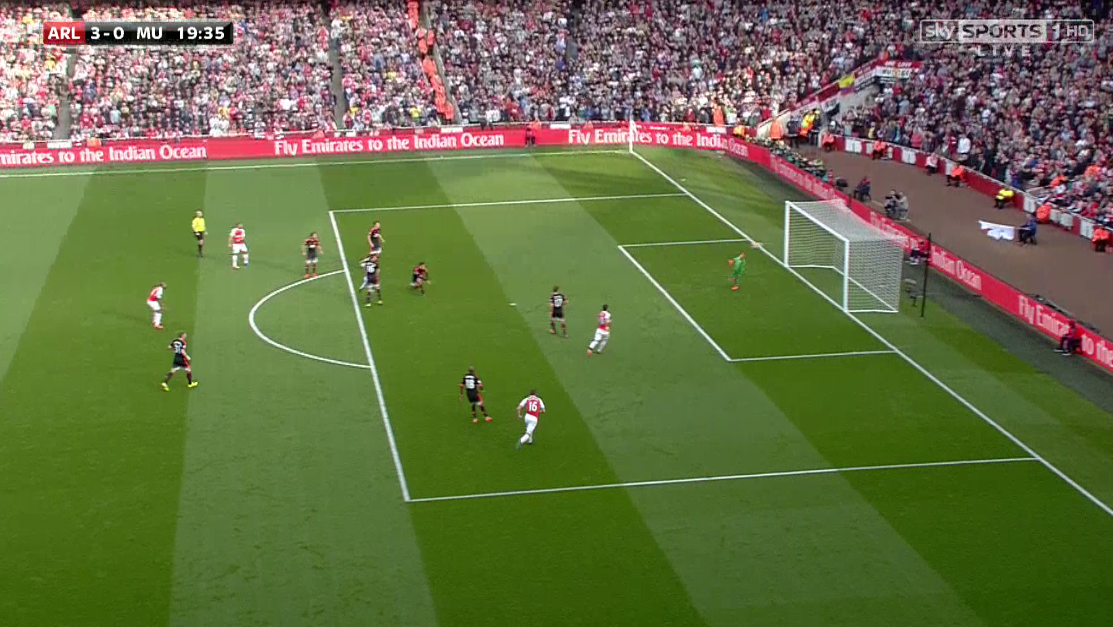 SkySportsPL's tweet photo. GOAL! Arsenal 3-0 Man United (Sanchez). Watch on Sky Sports 1 or: http://t.co/MJmb0v2eBb #SuperSunday #SkyFootball http://t.co/xdPgv8GBCG