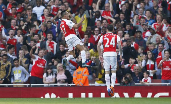 FootballFactly's tweet photo. Alexis Sanchez's recent form for Arsenal.

Games: 3
Goals: 6

What a player!! http://t.co/DYIMsbuR4O