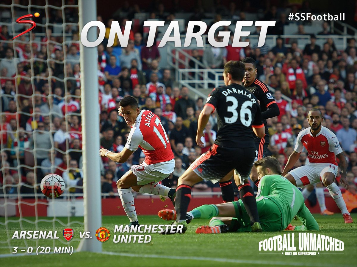 It's been all Arsenal after two wonderful goals from Sanchez and a neat finish from Ozil. #SSFootball #BPL
