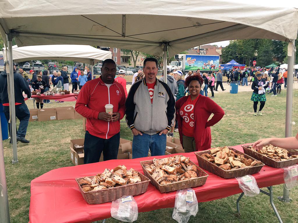 We are still full of smiles!! #MoCowbell #TargetGivesBack #TargetVolunteers