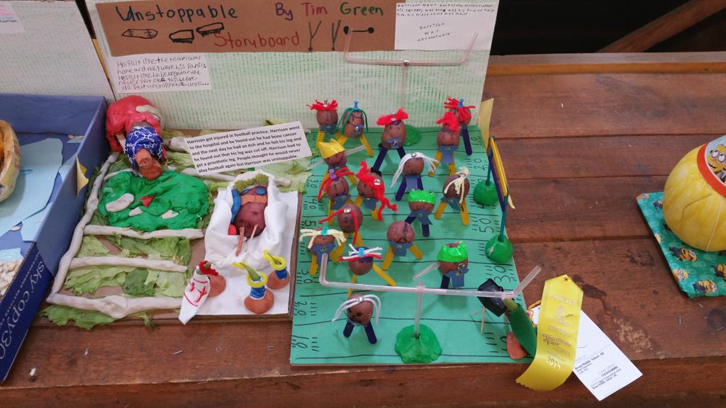 MrsTerrysELA's tweet photo. Congratulations to Breed students on their Unstoppable displays at the fair! #growthmindset http://t.co/RQdrBlj0cW
