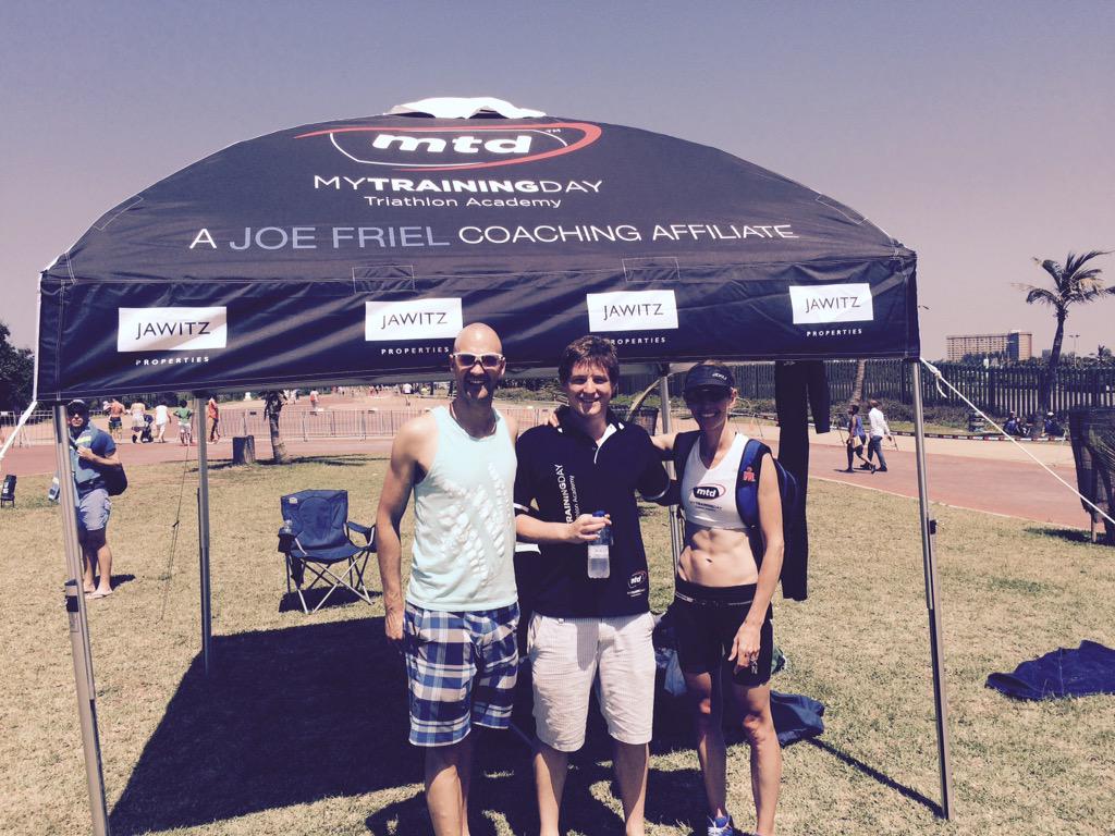 <a href="/clairehorner/">Claire Horner</a> <a href="/vikingswimmer1/">mark de swardt</a> with our new <a href="/MyTrainingDay/">My Training Day</a> gazebo thanks <a href="/JawitzProp/">Jawitz Properties</a> for the support.