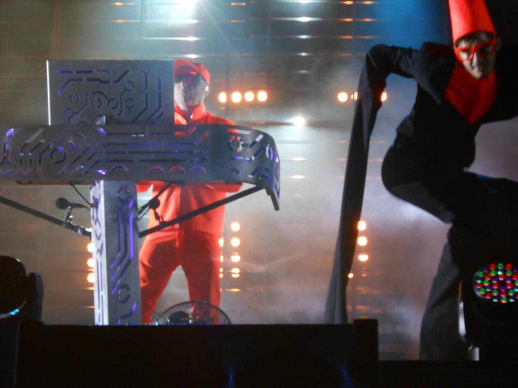 Happy Birthday Chris Lowe. Thanks for all your music  love u both! Pic: Electric Tour, Murcia (Spain) 