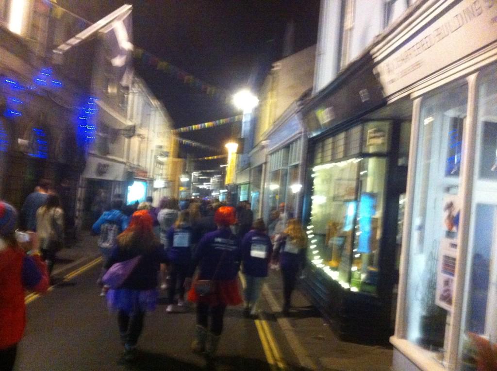 sarahliznewton's tweet image. Next year is @CHSW 25th anniversary - this years #chswmoonlight memory walk in #Falmouth great atmosphere