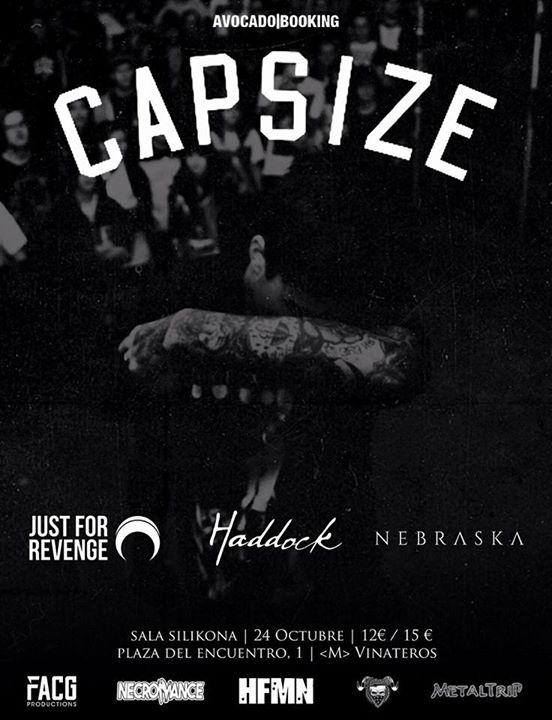 somosloshaddock's tweet image. Olé olé olé que en menos de un mes estaremos teloneando a @capsizeband