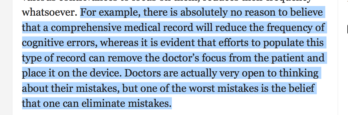 drjohnm's tweet photo. Best I’ve read on IOM report on Medical Mistakes. By Dr. Martin Samuels  http://t.co/tNR3rF1Z4q v @LisaRosenbaum17 http://t.co/VfQlPzmlmu