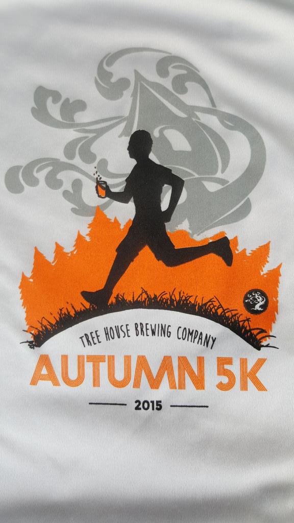 ShortFuse_Brew's tweet photo. Here @TreeHouseBrewCo for the #autumn5k. #runforbeer http://t.co/odyMXS6REI