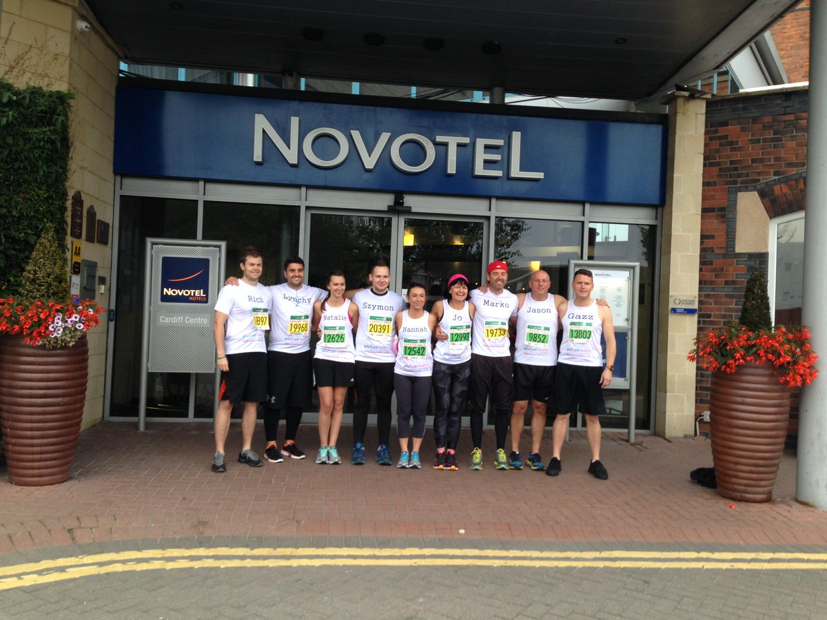 PophamKidney's tweet image. #TeamPPF looking good this morning before the @cardiffhalf! Well done guys, we're all so proud of you! #achievement