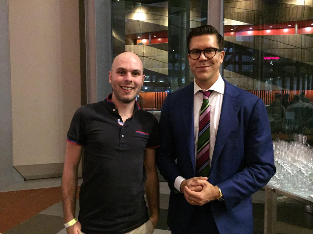 Sandro3388's tweet photo. @FredrikEklundNY , thank you for coming to Melbourne! Made my week, month, year. Remember dinner next time your out! http://t.co/AEBSUCOXwy