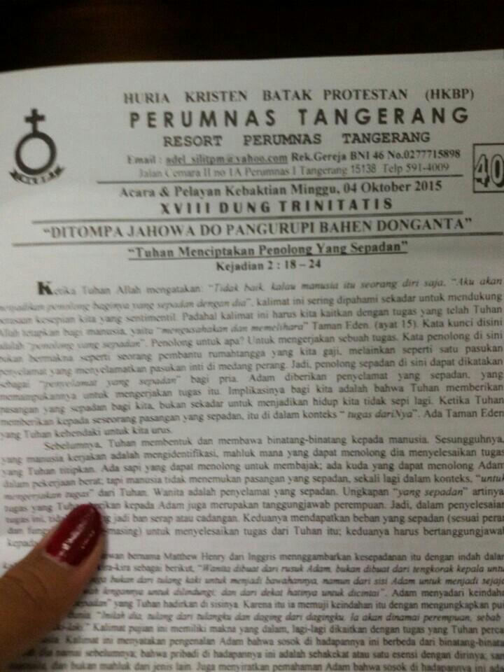 Ibadah minggu malam (@ HKBP Perumnas Tangerang in Tangerang, Banten) swarmapp.com/c/lPXfTsuNzgF