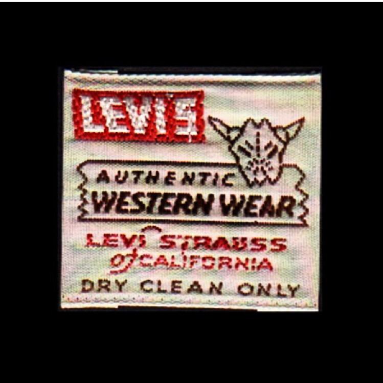 When working at #Levis I would have created a reproduction on this #vintage label #graphicdesign #4thavenuegraphics