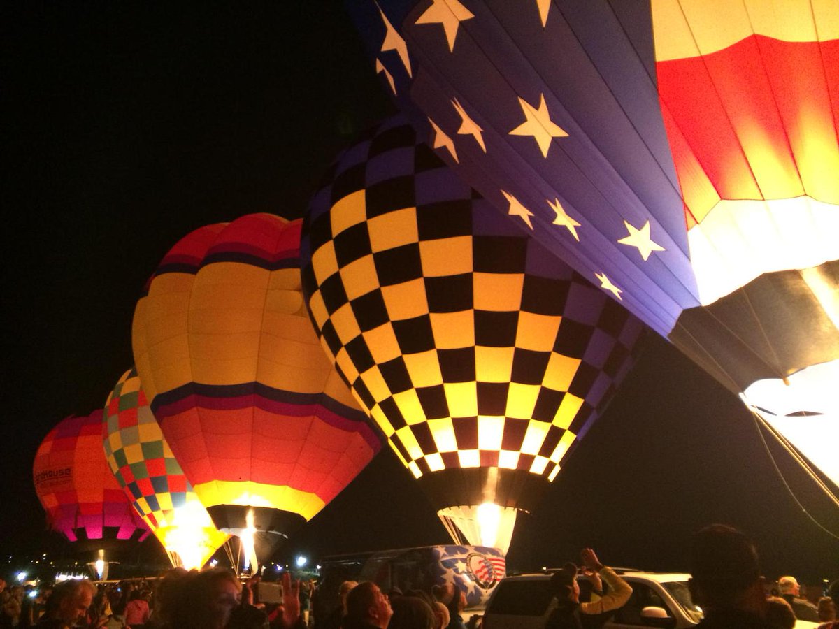 Dawn patrol at the balloon festival in ABQ says wake up and have a great day!