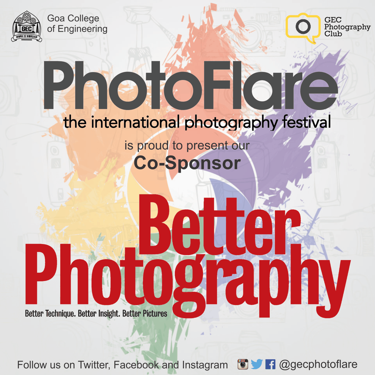 GECPhotoFlare's tweet photo. Its an honour to have Better Photography magazine as one of our partners this year. http://t.co/NuJOpiC9O4