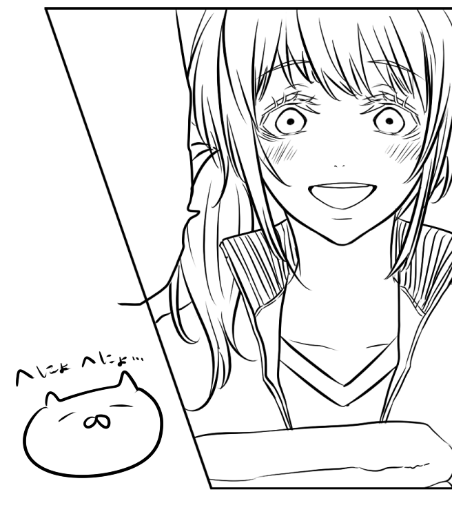 漫画描く作業で何が一番ニガテって、セリフの枠だよ…!!!!
へにょっへにょやないか。 