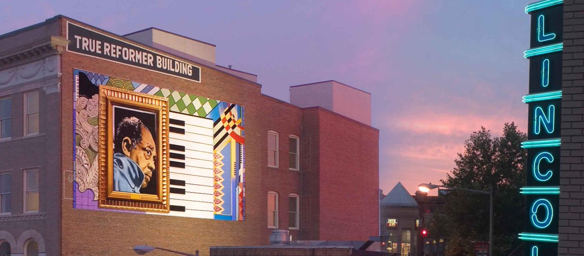UStreetBuzz's tweet photo. .@TheDCArts: Will the Ellington mural, down for restoration since 2012, ever be back? In March you said Sept 2015. http://t.co/LonNDi7hXM