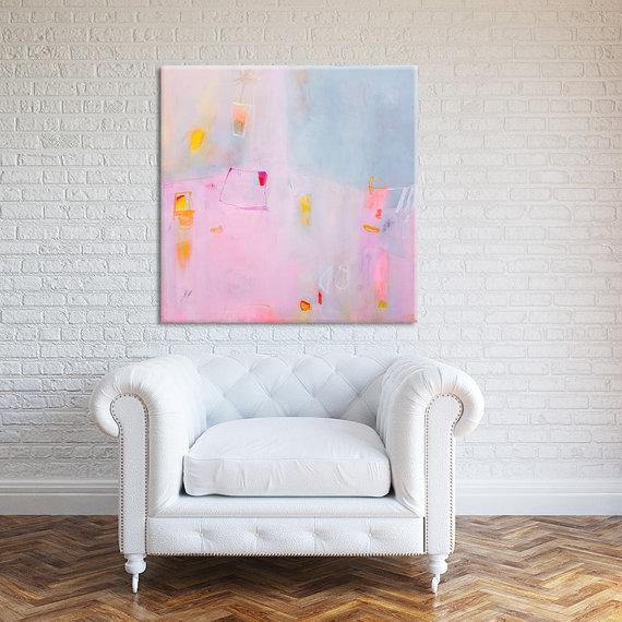 DUEALBERI's tweet photo. Pink large acrylic painting, modern art, 32 inches.. http://t.co/OCnhb28f0j #largewall art #gicleeprint http://t.co/L99pR3T06H