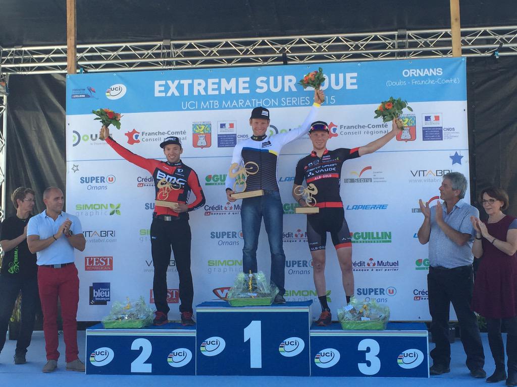 TeamBulls's tweet photo. today's fastest @UCI_MTB #xcmseries Ornans. congrats to winner @huber_urs 2nd @MartinFanger &amp; 3rd @danielgeismayr http://t.co/iinPtH9vuW