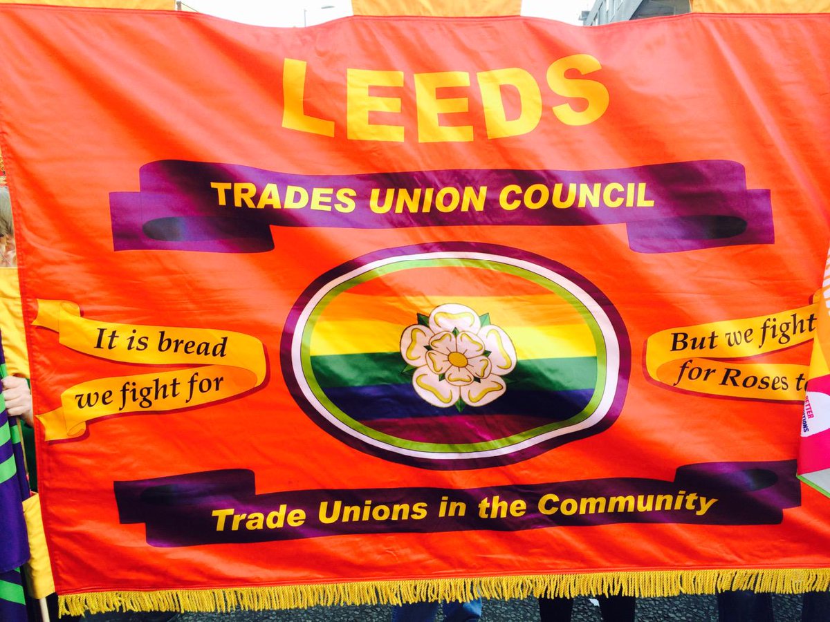 #Solidarity with our friends from Yorkshire <a href="/LeedsTUC/">Leeds Trades Council</a> @ #No2Austerity in Manchester