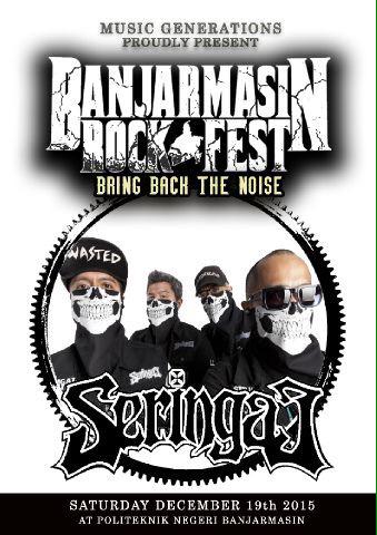 Dan ini dia @seringai yang bakalan menjadi Headliner Banjarmasin Rock Fest 2015 #BanjarmasinRockfest