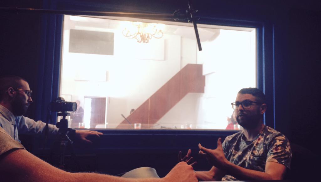 RafeeqahG's tweet photo. .@PressureCookerz talking about film score and the SA Film Industry #filmmaking #shortfilm @shnit #PlaygroundCT http://t.co/5KRnS9bxKr