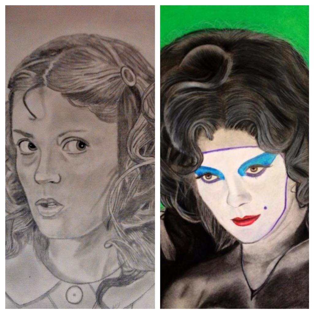    Happy Birthday to Susan Sarandon! Hand drawn in charcoal. 
