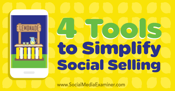 4 Tools to Simplify #Social #Selling bit.ly/1FlD4mN by <a href="/DholakiyaPratik/">Pratik Dholakiya</a>