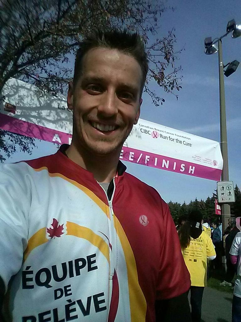 Just finished the 5km #CIBCRunfortheCure in Montreal such a humbling experience!!! #CIBCTeamNext