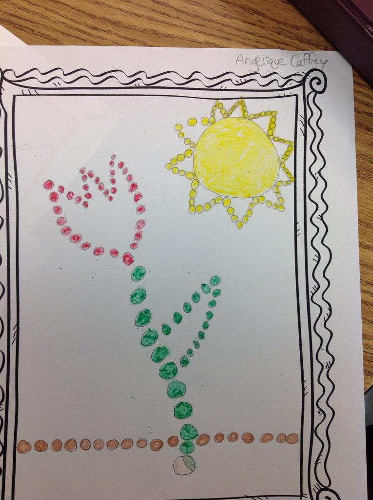 Kihbvi's tweet photo. Kinda late, but my dot picture from International Dot Day! http://t.co/pk6yPSCTCV