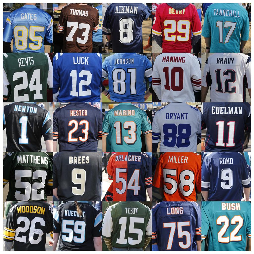 NFL on X: SPOTTED: Lots and lots of @NFL jerseys in London