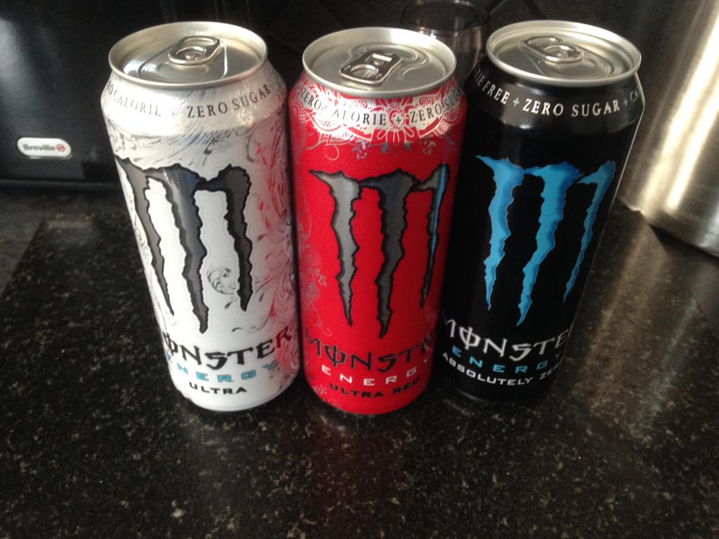 KatyWarrener's tweet photo. Monster madness #monsterultra #Monsterenergy #monsterultrared £1 thank u asda #betterthanaman lol http://t.co/9tLXmMSsqB
