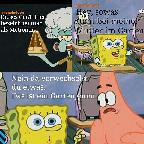 Spongebob Cult Wer Kennts Spongebob Patrick Thaddaus Metronom Gartengnom Spongebob Http T Co Yyzueuxtqb