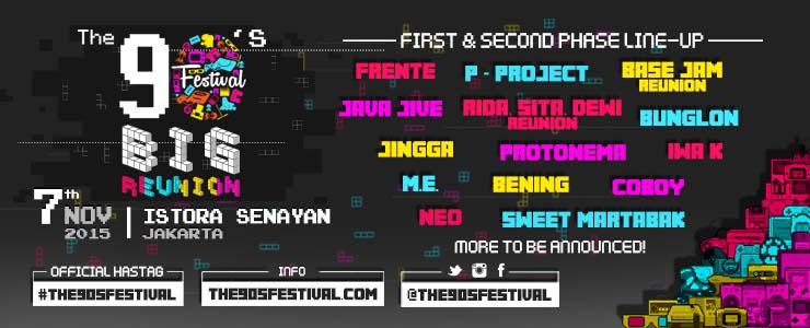 The 90′s Festival “BIG REUNION”. 7 Nov 2015 - Istora Senayan#JustClick bit.ly/90sfestBigReun…