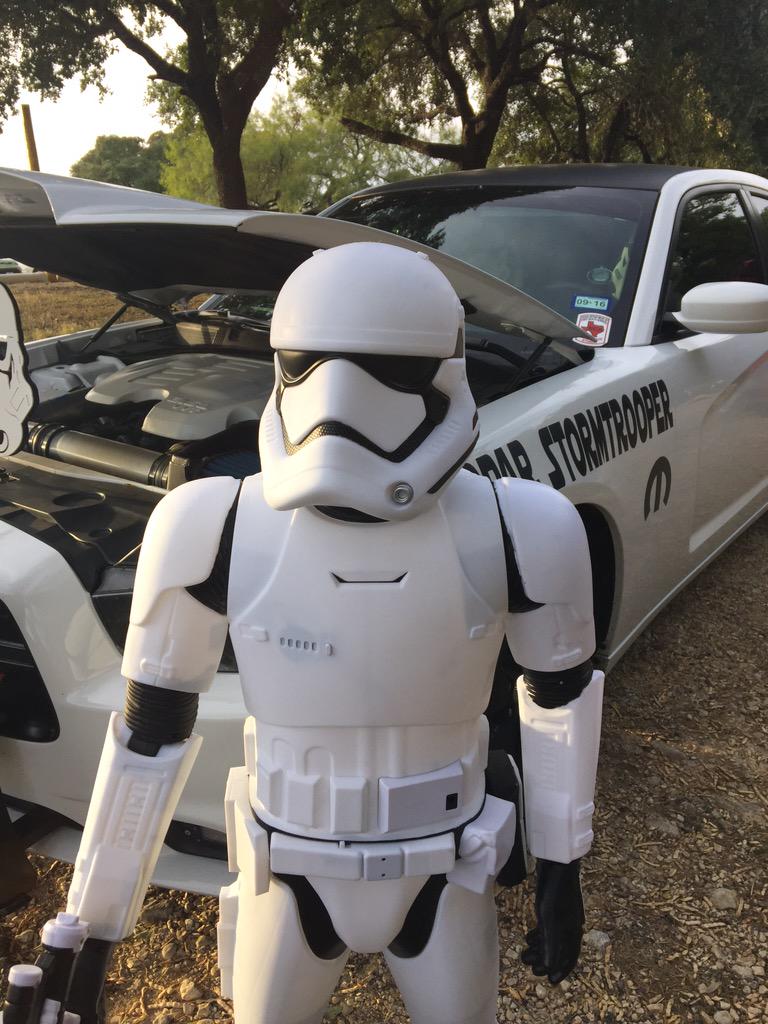 The #Troopers are out.