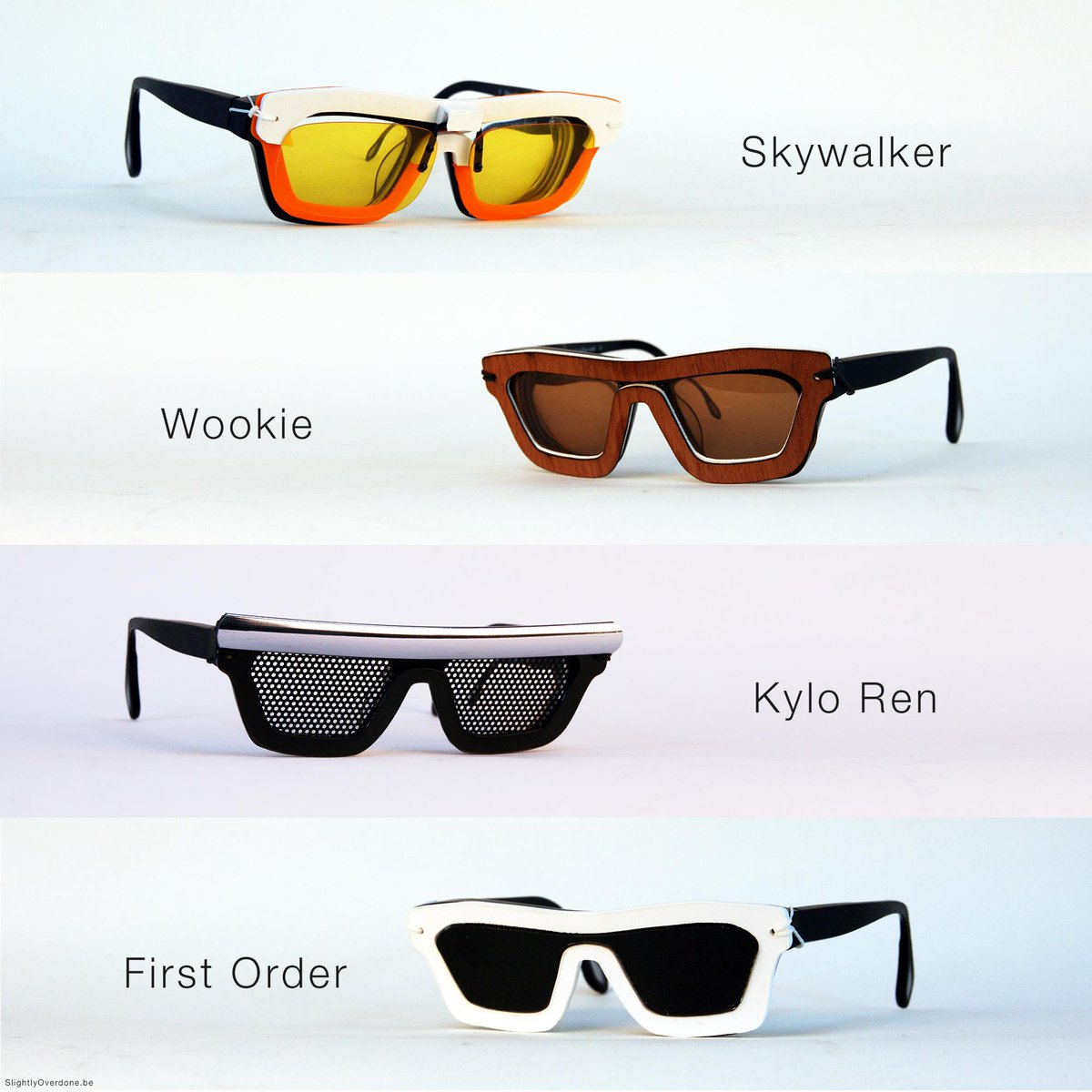 JanDeCoster's tweet photo. Here is my StarWars inspired take on some clips for my pair of glasses. I did my part @theoeyewear, now you do yours. http://t.co/smbaAFalhP